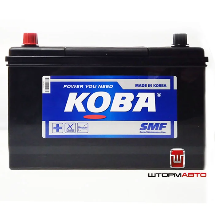 Аккумулятор KOBA MF105D31R (90 а/ч), Корея