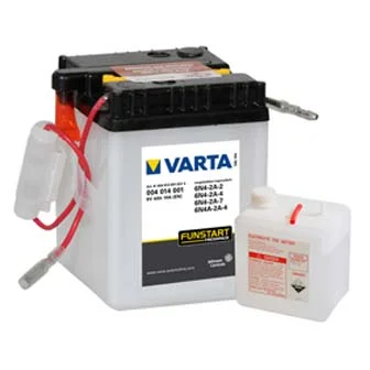 Аккумуляторная батарея VARTA Funstart FP (4 A/ч) 6N4-2A 004014001 евро сух. с пакетом электролита