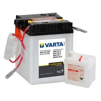 Фото для Аккумуляторная батарея VARTA Funstart FP (4 A/ч) 6N4-2A 004014001 евро сух. с пакетом электролита