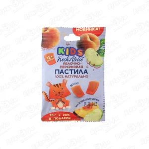 Пастила Fresh Atelie KIDS яблоко-персик 15г