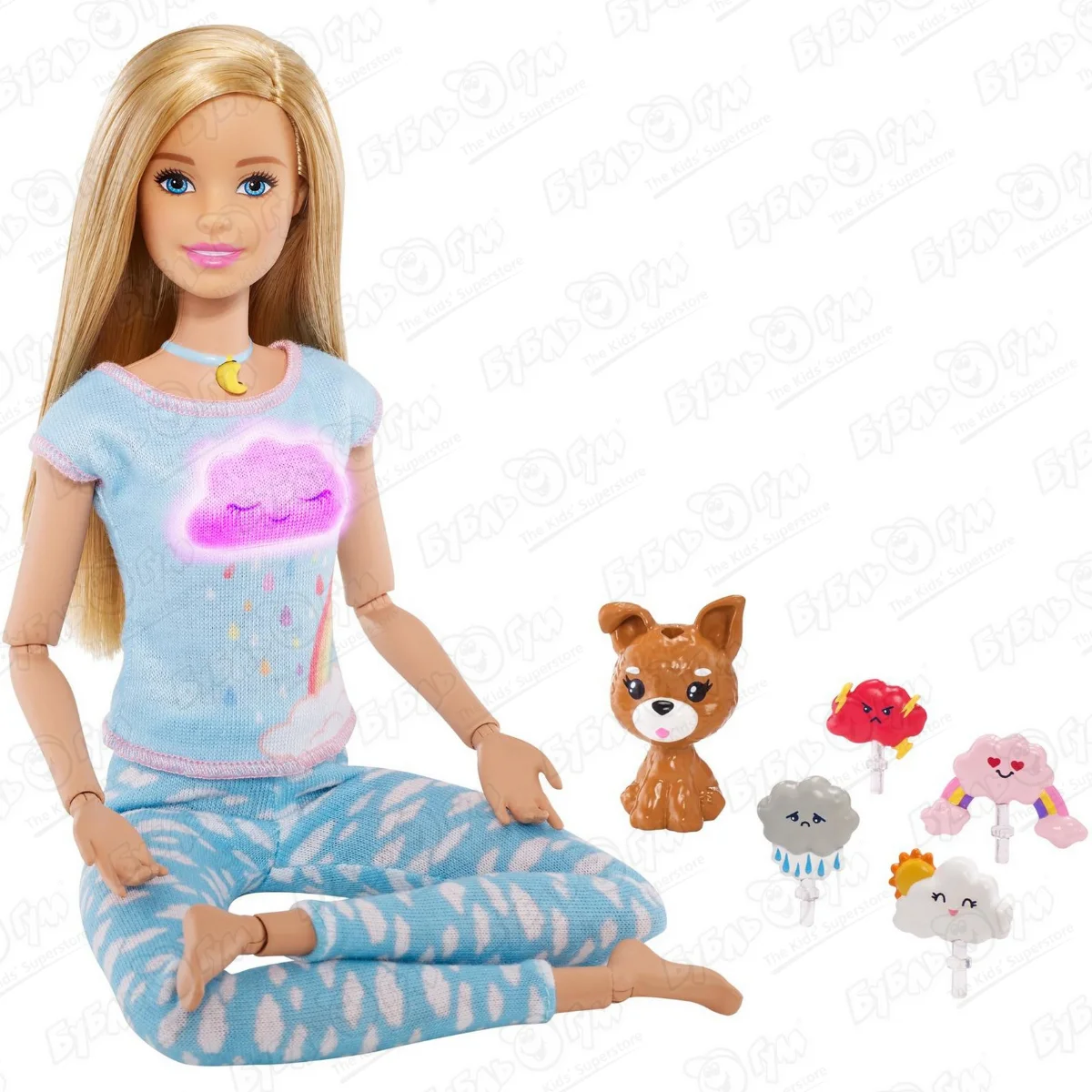 Кукла Barbie Йога с питомцем с 3лет
