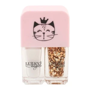 Фото для Лак для ногтей Lukky Just Duet peel-off белый зефир и золото с 3лет