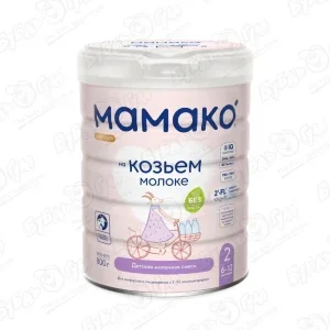 Фото для Смесь Мамако Premium 2 на козьем молоке 800г с 6-12мес БЗМЖ