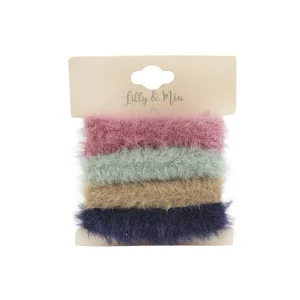 Фото для Резинки махровые на подложке темные цвета