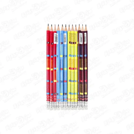 Набор чернографитных карандашей «Таблица умножения» 12 шт