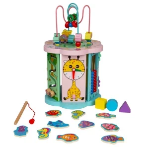 Фото для Центр развивающий бизиборд деревянный Сказочный сад