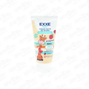 Паста зубная EXXE Baby ягодный микс 50г c 0-3лет