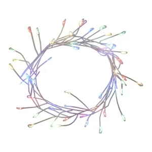 Фото для Гирлянда электрическая Ветвь разноцветная от батареек 1м