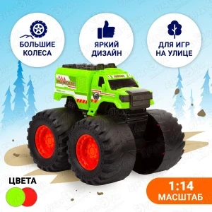 Фото для Машина Lanson Toys MONSTER TRUCK зеленая 1:14 в ассортименте