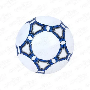 Мяч футбольный Синие кольца 20см