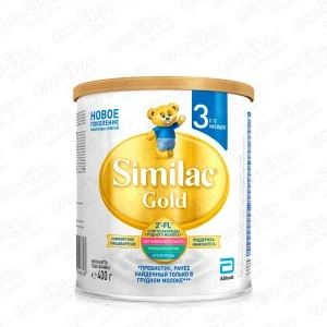 Фото для Молочко Similac Gold 3 400г с 12мес БЗМЖ