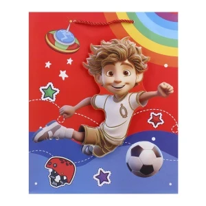 Фото для Пакет подарочный Lanson goods Мальчишки 32х26х10см в ассортименте