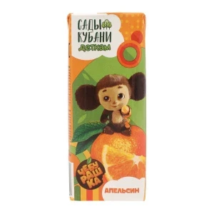 Фото для Нектар Сады Кубани апельсин 200мл с 3лет