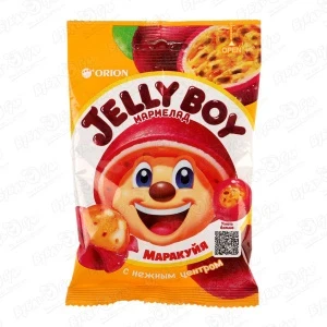 Фото для Мармелад ORION Jelly Boy со вкусом маракуйй 66г