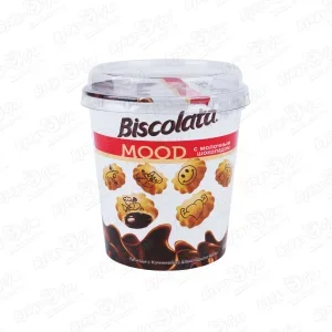 Фото для Печенье Biscolata Mood с начинкой шоколадный крем 115г