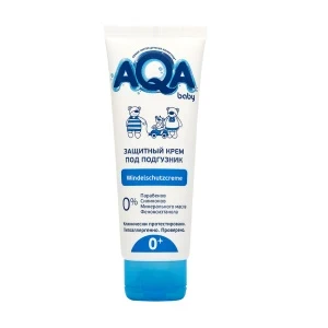 Фото для Крем AQA baby под подгузник защитный 75 мл с 0мес