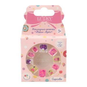 Фото для Накладные ноготки LUKKY Cupcake с ароматом конфет