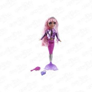 Кукла Likee Girl Сказочная Русалка с розовыми волосами и аксессуарами