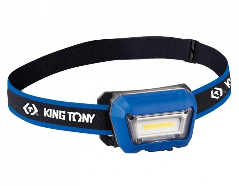 Фото для Фонарь светодиодный, налобный, 1 Led COB, 3,7 В KING TONY 9TA52A