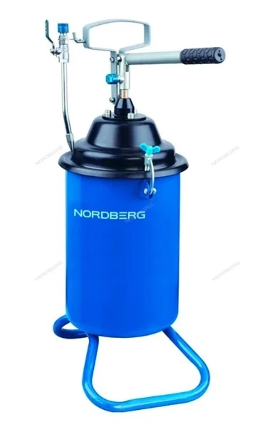 Фото для Установка для раздачи густой смазки ручная, 12 л NORDBERG N5012