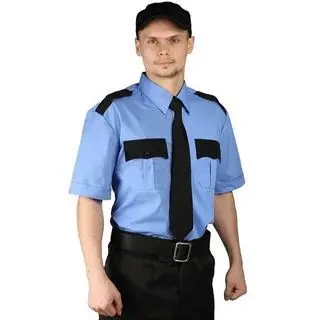Рубашка охранника №20 короткий рукав в заправку