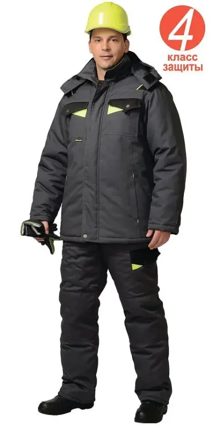 Фото для Костюм зимний "Ховард" (Корвет) куртка дл.+ брюки с выс. поясом 4 клим. пояс