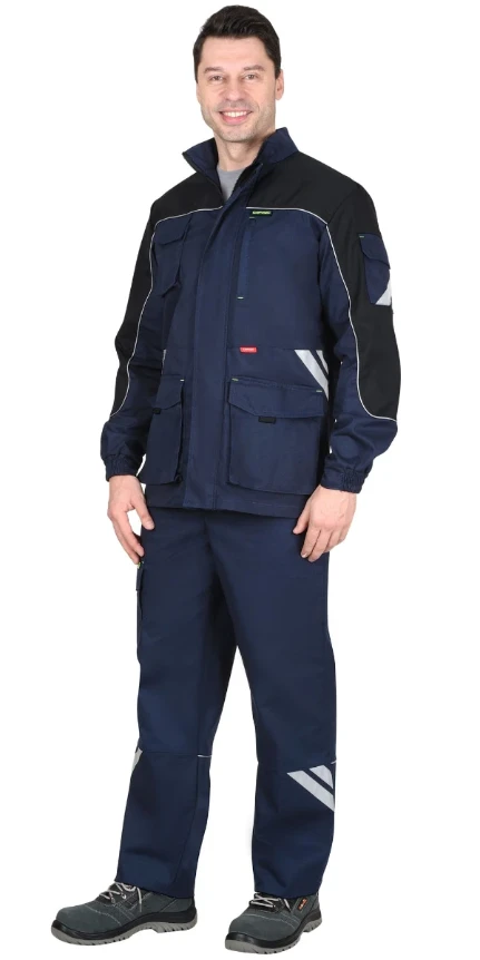 Фото для Куртка "СИРИУС-ФОТОН" удлиненная мужская темно-синяя (ЧЗ)