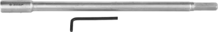Удлинитель для сверл левиса, HEX 12.5 мм 300мм ЗУБР