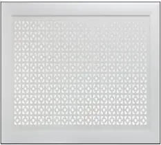 Фото для Экран для радиатора Дамаско белый 120*60