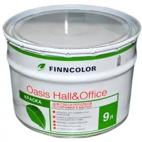 TIKKURILA Краска для стен и потолков "Oasis Hall@Office" основа А 4 9 л