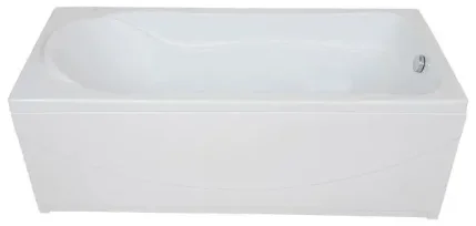 Ванна акриловая MALTA белая металич каркас + ножки + автослив 1700*750*500 BAS