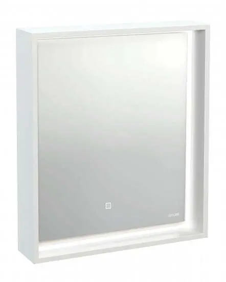 Зеркало LOUNA 60 с подсветкой, белый 600*700 CERSANIT