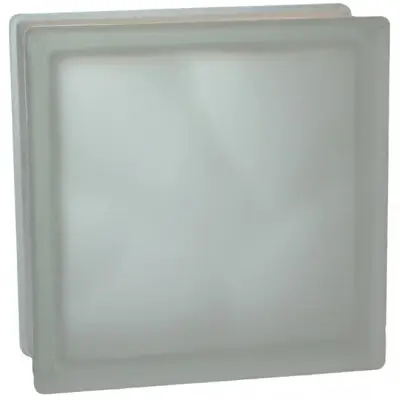 Стеклоблок Волна бесцветный матовый 190*190*80 Glass Block