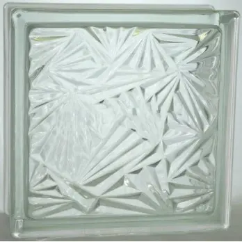 Стеклоблок Мороз бесцветный 190*190*80 Glass Block