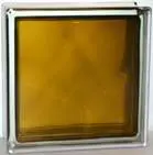 Стеклоблок Волна бронзовый 190*190*80 Glass Block