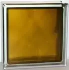 Стеклоблок Волна бронзовый 190*190*80 Glass Block