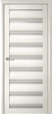 Фото для Полотно дверное кипарис белый Эко-шпон стекло матовое 700*2000*40 ФРЕГАТ