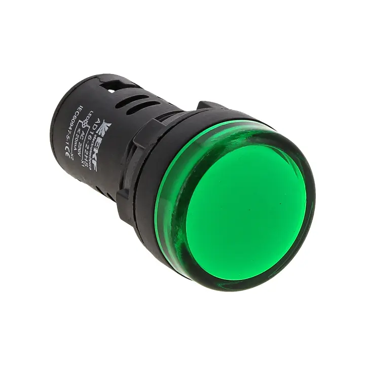 Лампа сигнальная светодиодная зеленая ЭКФ