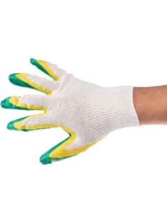 Перчатки хб с двойным латексным обливом 67851