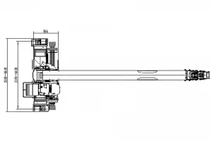 Фото для Кран манипулятор VIGRUS JCSQ-Z805 г/п 8т 21,5м (без шасси, 5 секций)