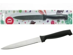 Фото для Нож универсальный 12,5 см с черной полипропиленовой ручкой