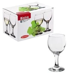 Фото для Набор фужеров стекло 6 предметов 175 мл Bistro для белого вина
