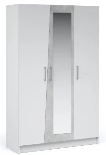 Спальня Антария с 3-х дверным шкафом (Белый жемчуг/Ателье светлый)