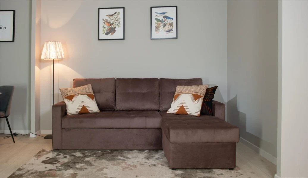 Фото для Угловой диван-кровать Олимп (Amigo brown)