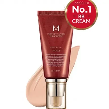 Тональный крем MISSHA M Perfect Cover BB Cream SPF42/PA+++ (No.21/Light Beige) 50ml/20ml