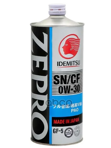 Фото для IDEMITSU Масло Моторное 0W30 Sn/Cf Gf-5 1Л. Idemitsu Zepro Touring Pro 3615-001 Энергосберегающее Синтетическое