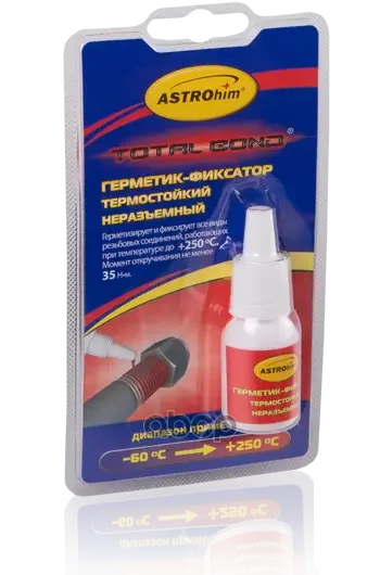 Фото для Фиксатор Резьбы Ac-9012 Астрохим Термост. Неразъемн Блистер 6мл ASTROHIM арт. Ac-9012