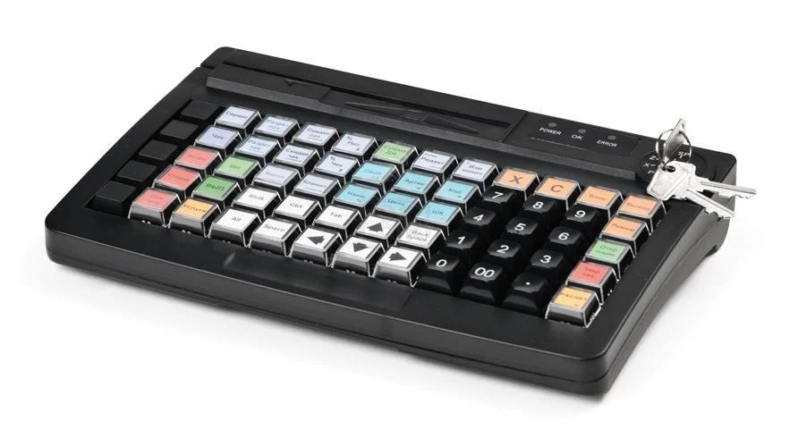 Клавиатура программируемая АТОЛ KB-60-KU (rev.2) черная c ридером магнитных карт на 1-3 дорожки