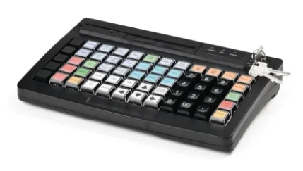 Фото для Клавиатура программируемая АТОЛ KB-60-KU (rev.2) черная c ридером магнитных карт на 1-3 дорожки