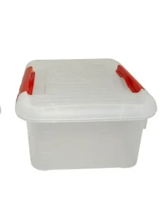 Фото для Контейнер для продуктов прямоуг. 6 л 30*23*12 см с ручкой с красным зажимом MG